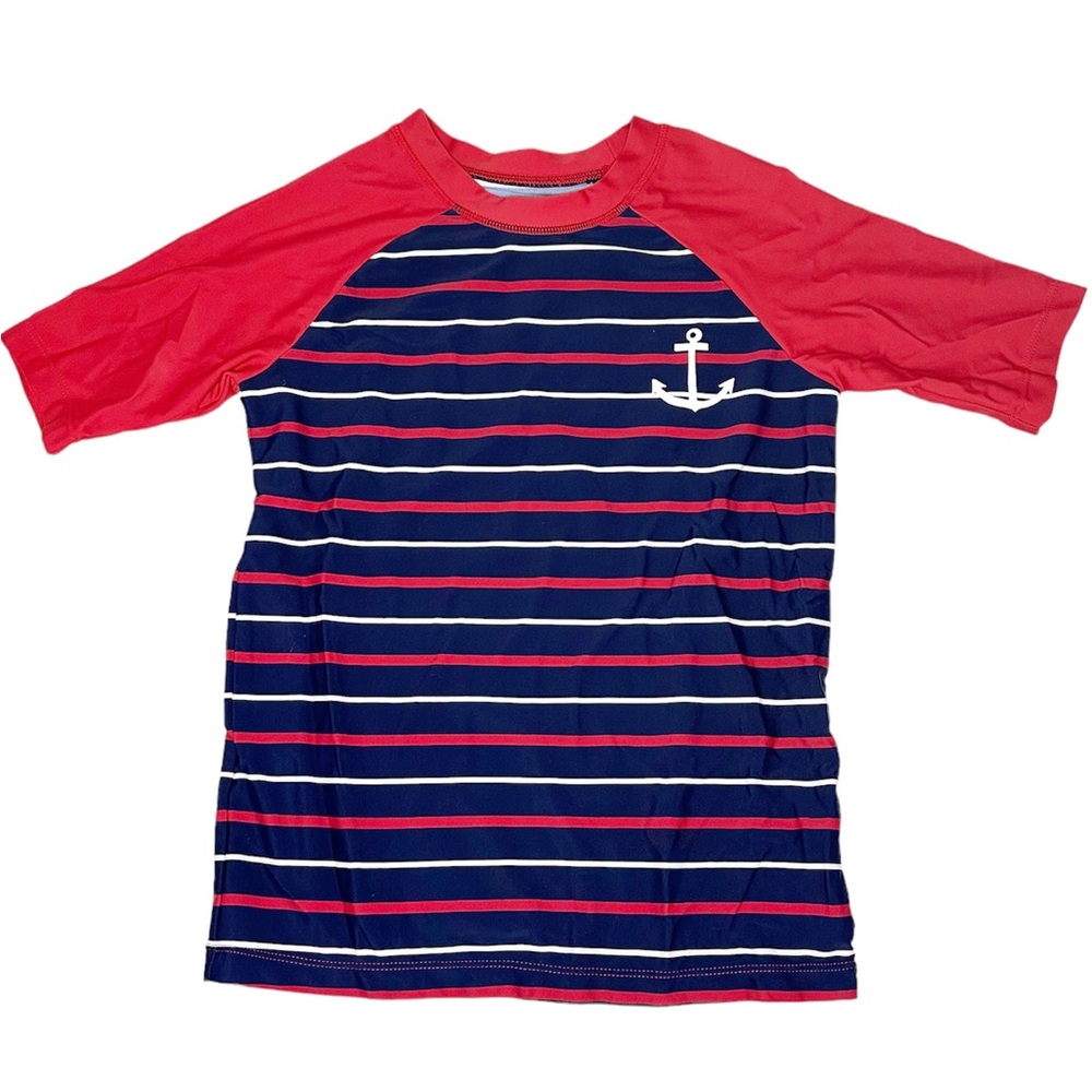 Hatley Striped Rashguard Shirt Size 10